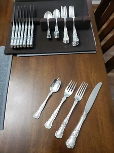 8 - 4 Stück Gedecke Gorham Sterlingsilber Silberbesteck in Butterdose... - Bild 1 von 5