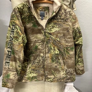 Realtree Outfitters, Camo Sherpa, Hooded jacket 2XL - Picture 1 of 14