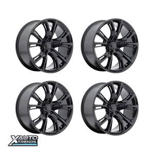 Performance Replicas PR137 Gloss Black 20X9 5X127 34mm (Set of 4) - Picture 1 of 1