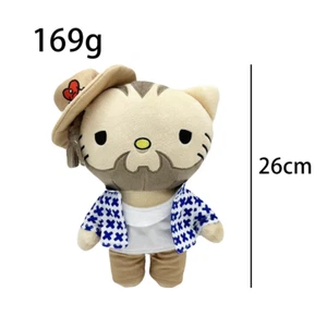 Nuevo 26Cm Bad Bunny 2 Usar un Sombrero Muñeco de Peluche Figura Juguetes de Peluche Lindo - Imagen 1 de 12