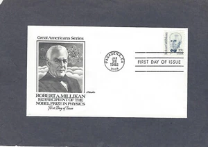 #1866 37c ROBERT A MILLIKAN FDC PASADENA,CA JAN 26-1982 ARTMASTER CACHET - Picture 1 of 1