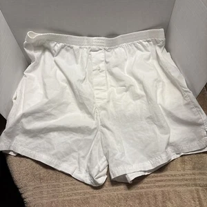 New Other Stafford 3 Pack Men's 100% Cotton Woven Boxers White Tailored Culture - Picture 1 of 6