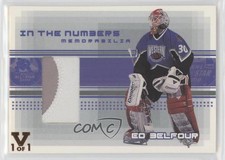 2000-01 ITG Be A Player Memorabilia In the Numbers Vault Gold 1/1 Ed Belfour 5ui