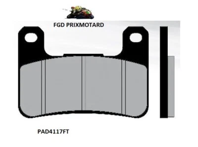KAWASAKI ZX10R 2008/2015 PLAQUETTES DE FREIN AVANT BRENTA - Photo 1/2