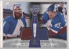 2020-21 SP Game Used NHL Stadium Series Fabrics Dual Matthew Nieto Ian Cole Matt