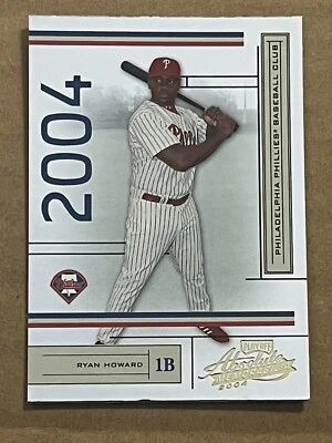 2004 PLAYOFF ABSOLUTE MEMORABILIA - RYAN HOWARD PHILLIES #162 - Image 1 of 2