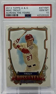Mike Trout PSA 10 - 2013 Topps Allen & Ginter's ‘Across the Years’ -Angels - Picture 1 of 8