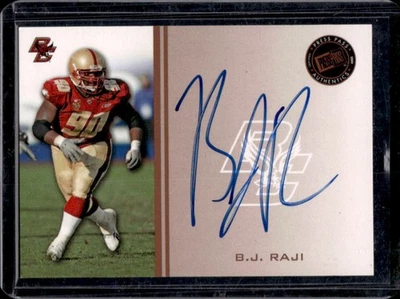2009 Press Pass B.J. Raji Signings Bronze Rookie RC Auto #PPS-BR2 Eagles - Image 1 of 2