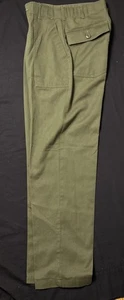 Pantalones USGI Utility Talla 28 X 31 Verde Oliva Hombre’s Fatigues Pantalones  - Imagen 1 de 4