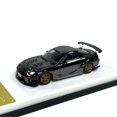 Modellino Auto MC Models 1/64 Mazda RX7 FD3S Chrome Black - Immagine 1 di 4