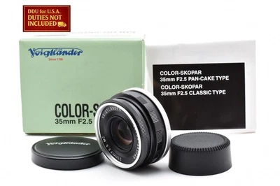 [Quase Não Usado] Voigtlander Color Skopar 35mm f/2.5 MC P Tipo Leica L39 JAPÃO - Imagem 1 de 4
