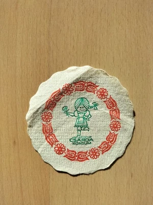 Pilsdeckchen Tropfdeckchen DDR Ungarische Csarda Konsum - Bild 1 von 2