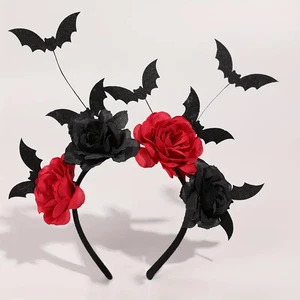 Halloween Gothic Blume Stirnband - schneller & kostenloser Versand - Bild 1 von 7