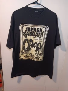 T-shirt vintage Black Sabbath Ozzy Osbourne 2004 Y2K musica rock band XL - Foto 1 di 5