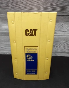 CAT CATERPILLAR 963 TRACK TYPE LOADER SHOP REPAIR SERVICE MANUAL BOOK - Picture 1 of 9
