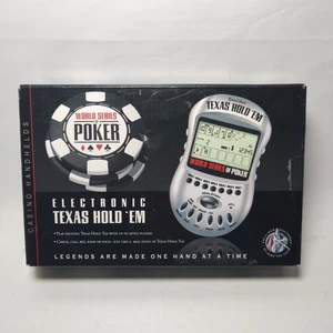 Excalibur Texas Hold ‘em Handheld LCD Electronic Poker Game World Series Working - Picture 1 of 14