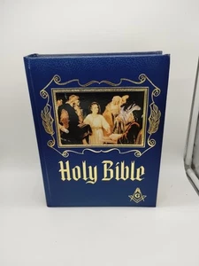 Cimelio SANTA BIBBIA MASSONICA KJV Master Edizione di Riferimento 1988 Lettera Rossa - Foto 1 di 24