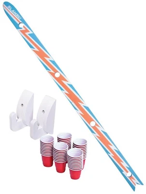 GoPong Slamski - Diseños de madera retro y vintage - Esquí para beber para 4 personas con... Foto 1 de 2