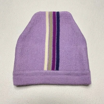 NUEVO Sombrero Lands End para mujer talla S púrpura claro tejido lana Foto 1 de 4