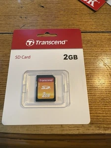 Transcend 2 gb sd cards New In Sealed Package - Picture 1 of 2