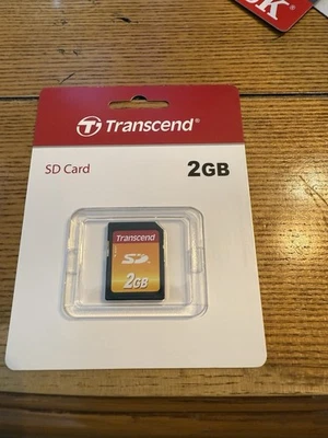 Transcend 2 gb sd cards New In Sealed Package - Image 1 of 2