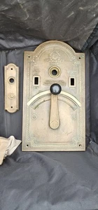Vintage 2 Piece Otis Elevator Switch Call Button Floor Selector Lift Emergency - Picture 1 of 2