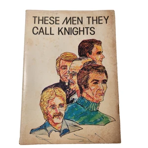 Knights Of Columbus 80’s Pamphlet These Men They Call Knights History Programs - Foto 1 di 8