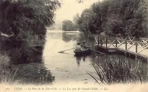LYON Le Parc de la Tête d'Or Le Lac vom Grand Chalet - Bild 1 von 1