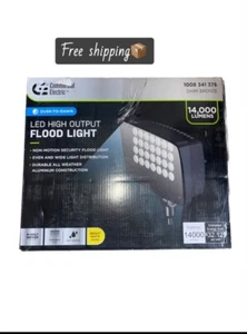 Commercial Electric Integrated LED High Output Flood Light Outdoor Dark Bronze…! - Picture 1 of 2