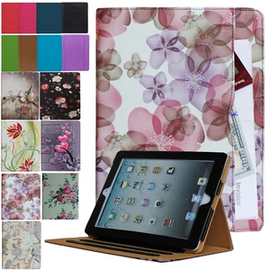 Case For 9.7 iPad 6th 5th Generation Leather Smart Cover Multiple Stand Pocket - Picture 1 of 34