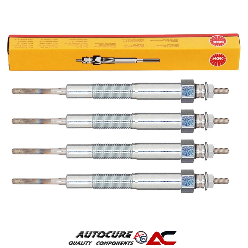 FOR BMW 1 SERIES 118D 2.0 M SPORT E81 DIESEL NGK FULL SET OF 4x GLOW PLUGS - Image 1 of 1
