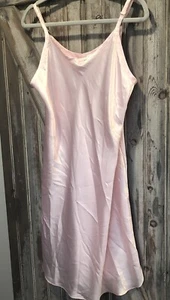 Gilligan & O’Malley Pink Satin Nightie size L NWOT - Picture 1 of 12