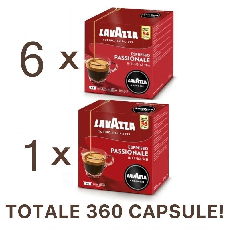 360 Capsule Caffè Lavazza A Modo Mio PASSIONALE Originali ® - Prodotto Fresco