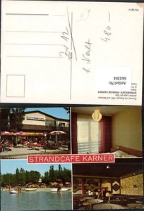 663304,Mehrbild Ak Podersdorf am See Strandcafe Karner - Bild 1 von 1