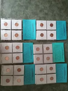 U.S. TREASURY COMMEMORATIVE MEDALLION BU UNCIRCULATED 8 Per Pack See Description - Picture 1 of 10