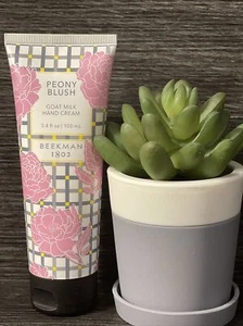 NEW Beekman 1802 Goat Milk PEONY BLUSH Hand Cream 3.4oz /100ml SEALED - Picture 1 of 1