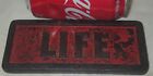 ANTIQUE US LIFE MAGAZINE CAST IRON NEWSPAPER NEWS STAND PLAQUE PAPER WEIGHT SIGN