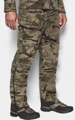 UNDER ARMOUR Ridge Reaper Barren Camo Mid Season Wool Hunting Pants Men waist 46 - Image 1 of 4