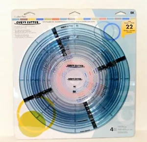 CutterBee set modelli cerchio cutter curvy 4 pezzi album di ritagli di successo EK - Foto 1 di 5