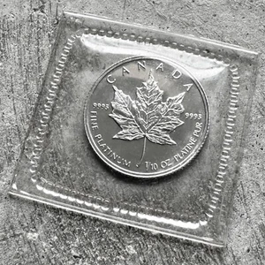 1988 Canada $5 Platinum Maple Fine 1/10 th - Perfectly Sealed - Picture 1 of 2