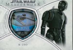 Star Wars Masterworks 2018, K-2SO MP-RAK Vehicle Patch Card #150/175 - Picture 1 of 2