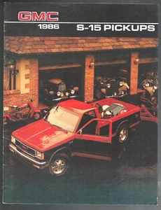 1986 GMC S-15 PICKUPS Brochure, 12 pages, Canadian GM Gypsy Sierra etc - Picture 1 of 6