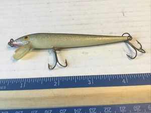 Vintage Crank bait Fishing Lure Marked RAFINA Silver Minnow Finish. - Picture 1 of 5