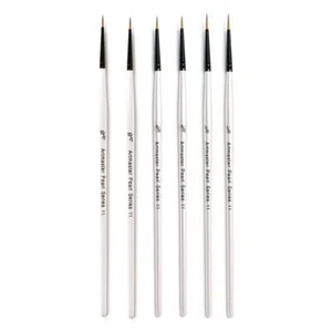 Artmaster Pearl Watercolour Fine Detail Miniature Paint Brush Set of 6 - Picture 1 of 4
