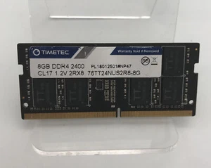 TIMETEC 8GB DDR4-2400MHz 76TT24NUS2R8-8G Compatible DELL Memory Ram 1.2V - Picture 1 of 2