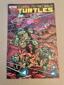 TMNT #18 2nd print SIGNED Eastman SKETCH Waltz Teenage Mutant Ninja Turtles IDW - Bild 1 von 1