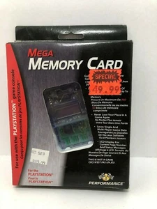 Mega Memory Card for the Playstation Game Console - Brand New & Sealed - Imagen 1 de 5