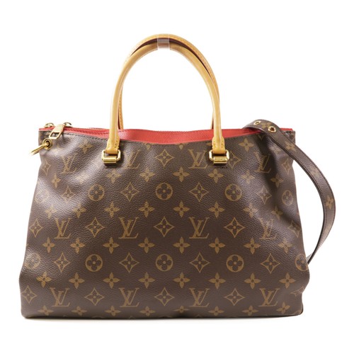 LOUIS VUITTON（LV） Borsa a tracolla Louis Vuitton LV GHW Pallas 2 vie M41175 monogramma marrone rosso