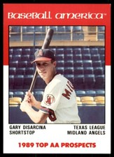 1989 Best Baseball America AA Prospects Gary DiSarcina Midland Angels #AA-30