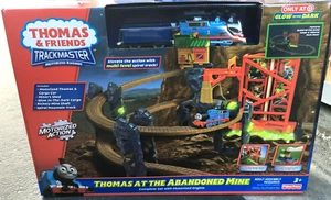 Fisher Price Thomas and Friends At the Abandoned Mine Exclusive Glow in dark HTF - Picture 1 of 1